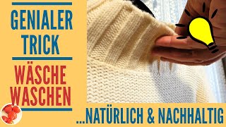 Genialer Trick Natürlicher Weichspüler aus Hausmitteln [upl. by Rosena433]