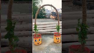 Beautiful diy from Activa scooter supporter  🤗❤️ planting Madhumalti bel🌼🪴👩🏻‍🌾 gardendecore [upl. by Nett623]