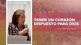 Tener un corazón dispuesto para Dios  Hna María Luisa Piraquive IDMJI [upl. by Nester]