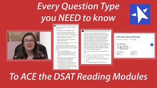 Every question type you need to recognize for the DSAT Reading Modules [upl. by Boyer]