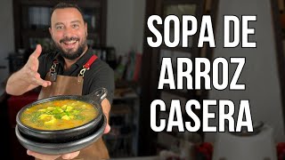 ¡¿Cómo hacer una auténtica sopa de arroz  Receta Fácil [upl. by Hguh]