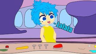 Lalalala  Lets go creeping Trend  inside out 2  gacha club animation [upl. by Ayit]