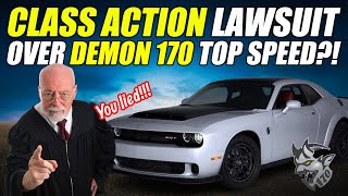 DODGE DEMON 170 LAWSUIT INCOMING PEOPLE ARE MAD [upl. by Monetta433]