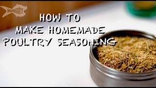 How to Make Homemade Poultry Seasoning [upl. by Ahsrat]