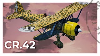 Fiat CR42  The Best Biplane Fighter of WW2 [upl. by Eirameinna]