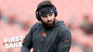 Baker Mayfield will always carry a chip on his shoulder  Damien Woody  First Take [upl. by Pendleton]