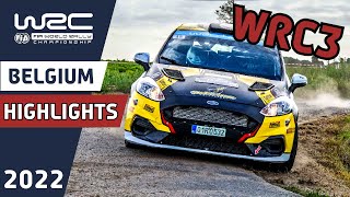 WRC3 Highlights  WRC Ypres Rally Belgium 2022 [upl. by Dweck]