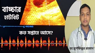 Heartbeat at 7 weeks of Pregnancy৭ সপ্তাহ গর্ভাবস্থায় হার্টবিট। [upl. by Margette]