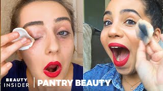 The Best Way To Take Off Makeup Without Makeup Remover  Pantry Beauty [upl. by Wanda]