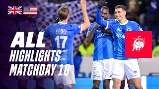 ALL HIGHLIGHTS MATCHDAY 18 👀⚽ Jupiler Pro League 2324 [upl. by Enelyahs]