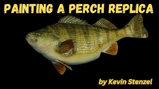 Painting a Yellow Perch Replica Fish Mount Taxidermy [upl. by Griff196]