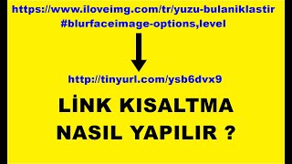 Link Kısaltma Nasıl Yapılır [upl. by Fillbert]