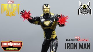 Marvel Legends MIDNIGHT SUNS IRON MAN GamerVerse Knights Wave Mindless One BAF Figure Review [upl. by Airdnola383]