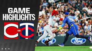 Reds vs Twins Game Highlights 91324  MLB Highlights [upl. by Rainer]