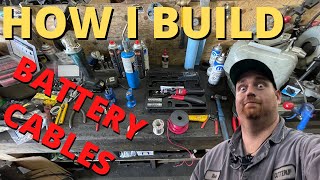 How To Make Your Own Battery Terminals  and the tools I use [upl. by Ymeraj]