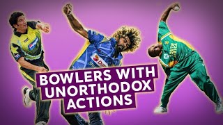 Dont try this at home  Unusual bowling actions  Bowlers Month [upl. by Hteb]