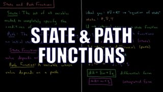 Chemical Thermodynamics 33  State and Path Functions [upl. by Nikos218]