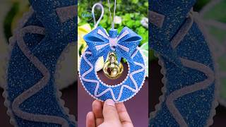 DIY Wreath Ornaments for Christmas Tree Decoration🎄Easy Making at Home christmas shorts craft [upl. by Corotto]