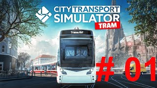 Unsere eigene Straßenbahn City Transport Simulator Tram 01 [upl. by Bijan]