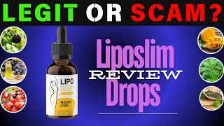 Liposlim Weight Loss Drops Review Legit Or Scam [upl. by Restivo]