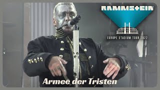 Rammstein  Armee der Tristen LIVE Europe Stadium Tour 2022 Multicam by RLR HQ AUDIO [upl. by Enale742]