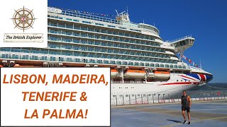 Canary Islands amp Portugal Cruise  PampO Cruises Azura [upl. by Lorita575]