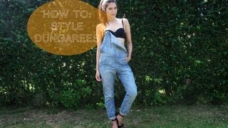 How I Style DENIM DUNGAREES [upl. by Ibrahim530]