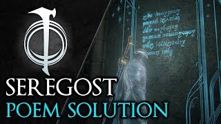 Shadow of War SEREGOST Ithildin Door Poem Solution Bright Lords Dagger [upl. by Norag]