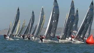 Melges 24 Worlds Race 1 Oct 2 2013 [upl. by Saberhagen]