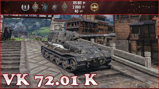 VK 7201 K  World of Tanks UZ Gaming [upl. by Zahc]