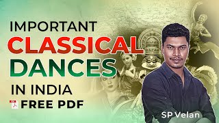 TNPSC Group4 Exam  Important Classical Dances in India  SP Velan  Veranda Race [upl. by Joelly]