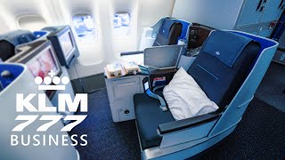 KLM 777 Business Class  Vancouver to Amsterdam [upl. by Einnov]