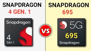 Snapdragon 4Gen 1 vs Snapdragon 695🔥  Which is Best Snapdragon 695 vs SD 4 Generation 1 [upl. by Sidalg]