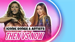 Eurovision Iconic Songs and Artist THEN vs NOW [upl. by Aretahs]