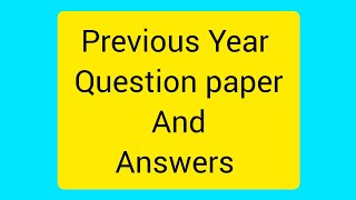 previous Year Question paper with answers6th sem Bcom [upl. by Eigriv]