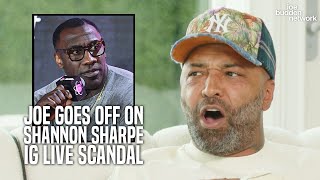 Joe Budden GOES OFF on Shannon Sharpe IG Live Scandal [upl. by Vaules787]