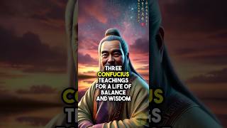 3 Confucius Teachings for a Life of Balance and Wisdom 🌱 shorts spirituality wisdom [upl. by Thorwald]