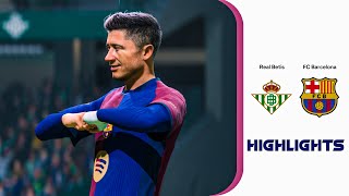 Betis Vs Barcelona Match Highlights  Laliga [upl. by Fortna933]