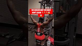 THE PROBLEM WITH TYPICAL BACK WORKOUTS FULL BACK WORKOUT [upl. by Wheelwright]