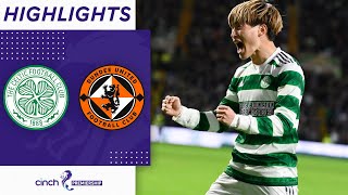 Celtic 42 Dundee United  Astonishing last minute Celtic comeback  cinch Premiership [upl. by Burdelle]