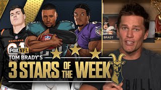 Tom Brady’s 3 Stars of Week 9 Saquon Barkley Trey Hendrickson Lamar Jackson  DIGITAL EXCLUSIVE [upl. by Azilef]