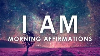 POWERFUL POSITIVE Morning Affirmations for POSITIVE DAY WAKE UP 21 Day quotI AMquot Affirmations [upl. by Hopfinger]