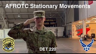 AFROTC Stationary Movements ft Det220 GMC [upl. by Africa]