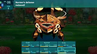 Etrian Odyssey 3 HD Remaster  Narmer vs Regal Radiance Party [upl. by Dewain]