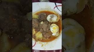 Homemade koftay alu anday food streetfoodies streetfoodie pakfoodstreet [upl. by Nwahc]