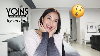 YOINS TRYON HAUL  Philippines [upl. by Seraphine]