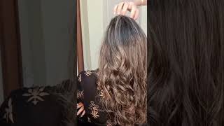 Chocolate ash blonde highlights choclate ash highlights hair hairstyle yt ytshorts [upl. by Swenson437]