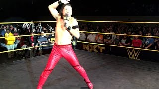 Shinsuke Nakamura says goodbye at his final NXT Live Event [upl. by Aznerol677]