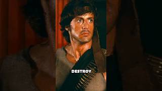 Why Sylvester Stallone Wanted to Destroy RAMBO FIRST BLOOD  shorts short [upl. by Ellecrad]