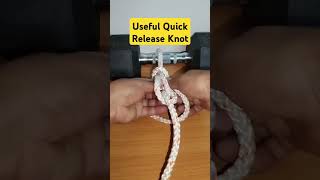 HOW TO TIE QUICK RELEASE KNOT [upl. by Annuahsal]